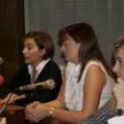 Mar Aller, Gloria Valbuena y Gloria Carrasco presentaron la campaña