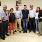 Diputados del PSOE, con Eduardo Morán en el centro. MARCIANO PÉREZ