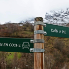 El nuevo tramo entre Posada de Valdeón y Caín discurrirá por una vía ya existente.