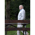 Jordi Pujol, en su residencia veraniega en Queralbs.
