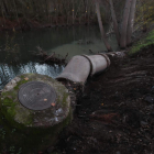 Daños en la red de saneamiento en el río Boeza. L. DE LA MATA