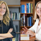 La nueva secretaria del Tesoro, Emma Navarro, y la nueva Secretaria de Estado de Economía, Irene Garrido, propuestas por el ministro de Economía, Luis de Guindos.