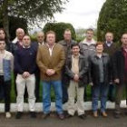 Foto de familia de los candidatos del PSOE en Boñar