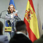 Nadia Calviño es la ministra de Economía. J. L. CEREIJIDO