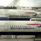 Aviones ingleses de la flota de British Airways. PARNABY