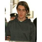 El joven José Rabadán, tras ser detenido el 3 de abril del 2000