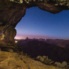 El cielo estrellado sobre Caldera de Tejada, en la cumbre de Gran Canaria.