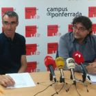 Jose Ramón Rodríguez junto a Manuel Cuenya. R. R.