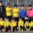 Formación del Cuatrovientos B de categoría benjamín.