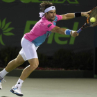 Ferrer ejecuta un golpe ante Seppi al que venció con facilidad.