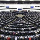 El Parlamento Europeo, durante la sesión plenaria del pasado 27 de marzo.