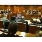 La imagen tomada ayer corresponde a un momento del pleno de la Constitución en Ponferrada.