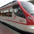 Un modelo de tren de cercanías de Renfe.