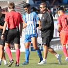 Zabaco se retiró lesionado antes del descanso. L. DE LA MATA