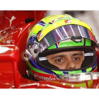 Felipe Massa, en el interior de su monoplaza, el pasado GP de Corea