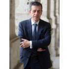 Ángel del Río, durante un momento de la entrevista.