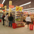 Las familias apenas han escatimado en alimentación.