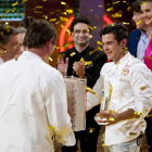 Carlos, coronado como ganador de la tercera temporada de 'Masterchef'.