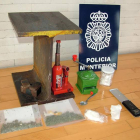 Material incautado por el Cuerpo Nacional de Policía de Ponferrada.