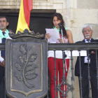 La nadadora Erika Villaécija fue la encargada de pregonar las fiestas de Astorga.