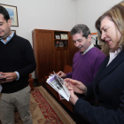 García Bueso, Varela y Gancedo en la presentación de Es.cultura del primer bimestre. ANA F. BARREDO