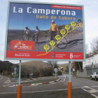 Cartel con el que el Ayuntamiento de Sabero promociona la etapa de la Vuelta de La Camperona