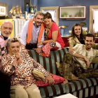 Los actores de la serie de Tele 5 'Escenas de matrimonio'.