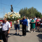 Un momento de la procesión de la Virgen de Celada.