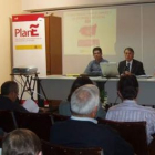 El subdelegado del Gobierno, ayer en Valencia de Don Juan.