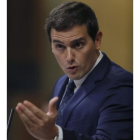 Albert Rivera durante su intervención en el debate. J. CARLOS HIDALGO
