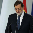 Declaración del presidente del Gobierno, Mariano Rajoy.