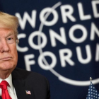 Trump, en Davos.