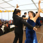 Bailes de sevillanas en la Casa de Andalucía del Bierzo.