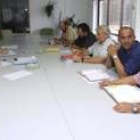 En la foto, una reunión del comité de empresa con la dirección de zona de Endesa
