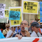 Manifestación en protesta por las cláusulas suelo.