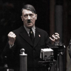 Hitler, durante un discurso a trabajadores de la empresa Siemens, en 1933.