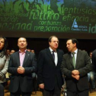 Silvia Clemente, Donaciano Dujo, Juan Vicente Herrera, Lino Rodríguez y Pedro Barato.