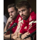 Piqué reiteró que España no acude al Mundial como favorita.