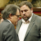 Artur Mas y Oriol Junqueras, en una imagen de archivo.