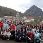 Los alumnos de uno de los cursos que se celebran en el Aula de Picos