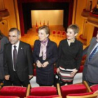 Ángeles González-Sinde, José Miguel Palazuelo, María José Salgueiro, Anunciación Romero y Miguel Ale