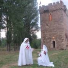 Los templarios recrearon ayer un ritual en el torreón de Turienzo