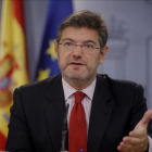 El ministro de Justicia, Rafael Catalá, este viernes en la Moncloa.