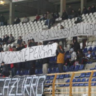 La protesta de la afición contra los árbitros gallegos quedó patente