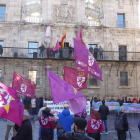 Movilización en Astorga en noviembre, a favor de la ruta de la Plata. J. NOTARIO