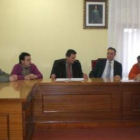 Fidentino Reyero, ayer en el Ayuntamiento de Valderas.