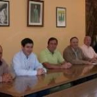 La Junta Directiva de Ferduero en las instalaciones del Sindicato de Barrios de Luna
