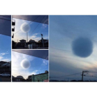 Una sorprendente nube esponjosa y esférica ha aparecido en el cielo de Fujisawa, en la prefectura de Kanagawa, no muy lejos de Tokio.