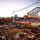 Detalle de las obras de integración del AVE en la ciudad