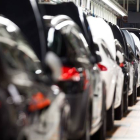 Línea de producción del Seat León, en Martorell.